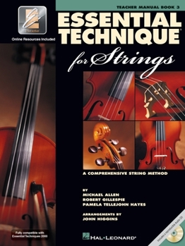 Spiral-bound Essential Technique for Strings with Eei: Teacher Manual Book