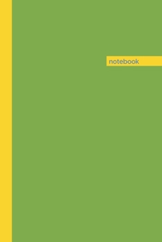 Paperback Notebook: Lined Notebook Journal - Leafy Green, Sunflower, Blue - 120 Page 6 x 9 Resource and Novelty Gift - Diary, Planner, Org Book