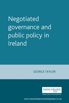 Paperback Negotiated Governance and Public Policy in Ireland Book