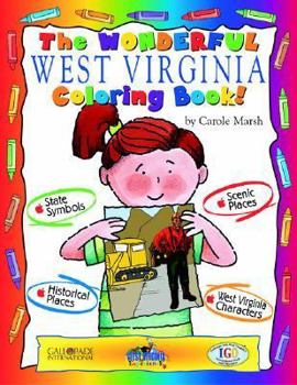 Paperback Wonderful West Virginia Color Book