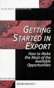 Paperback Getting Started in Export Book
