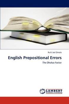 Paperback English Prepositional Errors Book