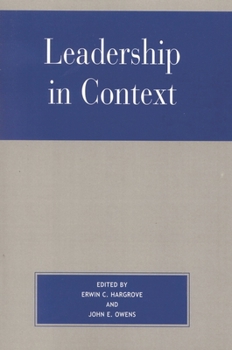Paperback Leadership in Context Book
