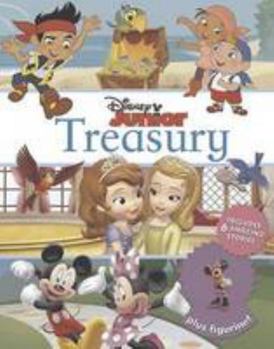 Hardcover Disney Junior Treasury: Includes 6 Amazing Stories Plus Figurine! Book