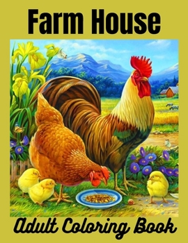 Paperback Farm House Adult Coloring Book