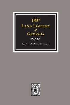 Paperback 1807 Land Lottery of Georgia Book