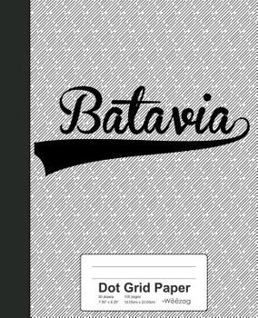 Paperback Dot Grid Paper: BATAVIA Notebook Book