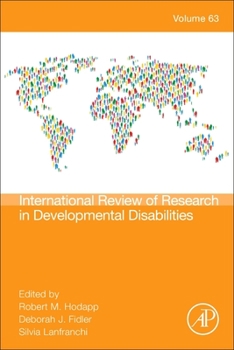Hardcover International Review Research in Developmental Disabilities: Volume 63 Book