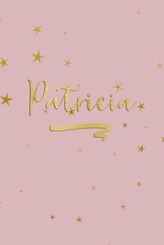 Paperback Patricia: Personalized Journal to Write In - Rose Gold Line Journal Book