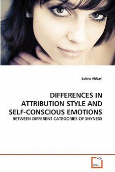 Paperback Differences in Attribution Style and Self-Conscious Emotions Book