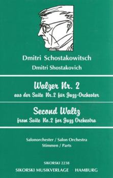 Paperback Second Waltz (from Jazz Suite No. 2): Set of Parts Book