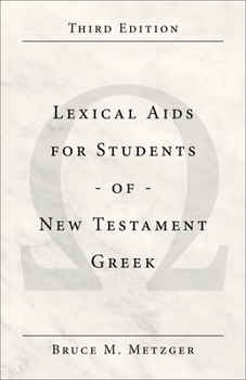 Paperback Lexical AIDS for Students of New Testament Greek Book