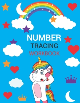 Paperback Number Tracing Workbook: Number tracing books for kids ages 3-5, Number tracing workbook, Writing Practice Book, Tracing Book, Preschooler And Book