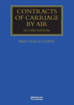 Paperback Contracts of Carriage by Air Book