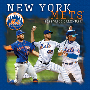 Calendar New York Mets 2022 12x12 Team Wall Calendar Book