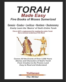 Paperback TORAH Made Easy: The Five Books of Moses Summarized Book