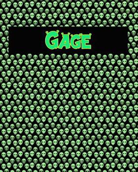 Paperback 120 Page Handwriting Practice Book with Green Alien Cover Gage: Primary Grades Handwriting Book