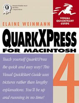 Paperback QuarkXPress for Macintosh 4 Visual QuickStart Guide Book