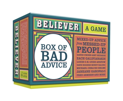 Cards The Believer Box of Bad Advice: A Game Book
