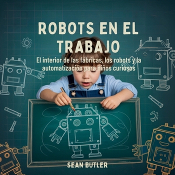 Paperback Robots En El Trabajo: El Interior De Las Fábricas, Los Robots Y La Automatización Para Niños Curiosos [Spanish] Book