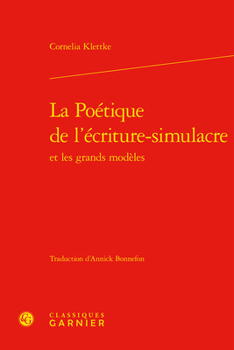 Hardcover La Poetique de l'Ecriture-Simulacre [French] Book