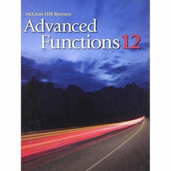 Hardcover McGraw-Hill Ryerson: Advanced Functions 12 Book