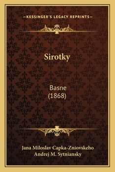 Paperback Sirotky: Basne (1868) Book