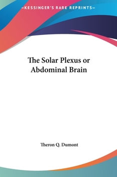 Hardcover The Solar Plexus or Abdominal Brain Book
