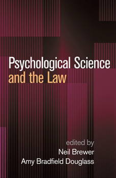 Hardcover Psychological Science and the Law Book