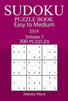 Paperback Easy to Medium 300 Sudoku Puzzle Book