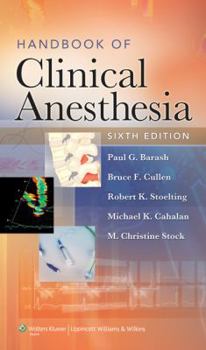 Paperback Handbook of Clinical Anesthesia Book