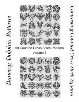 Paperback Contrasting Counted Cross Stitch Squares: 50 Counted Cross Stitch Patterns Book