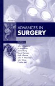 Hardcover Advances in Surgery: Volume 42 Book