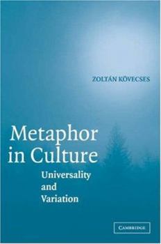 Paperback Metaphor in Culture: Universality and Variation Book