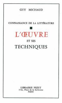 Paperback L' Oeuvre Et Ses Techniques [French] Book