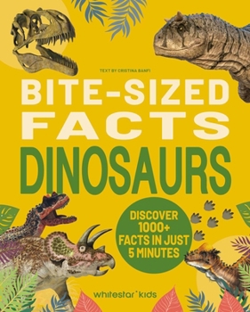 Hardcover Bite-Sized Facts: Dinosaurs Book