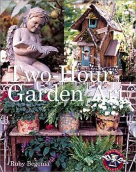 Hardcover Two-Hour Garden Art Book