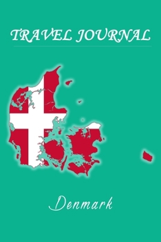 Travel Journal Denmark 50 Half Blank Pages
