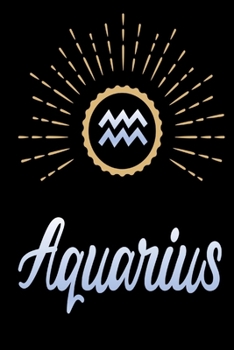 Aquarius Star Sign Notebook: Astrology Journal Diary and Notebook