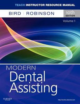 Paperback Teach Instructor Resources (Tir) Manual for Modern Dental Assisting Volume 1 Book