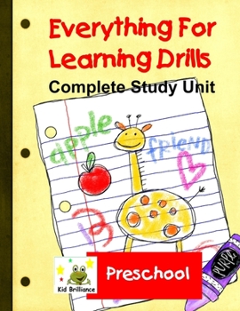 Paperback Everything For Learning Drills: Preschool Complete Study Unit Book