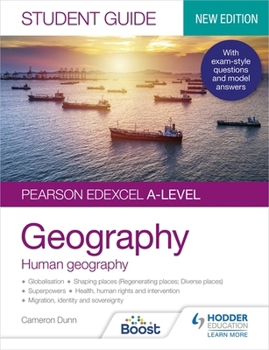 Paperback Pearson Edexcel A-level Geography Student Guide 2: Human Geography Book