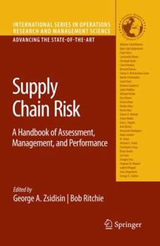 Paperback Supply Chain Risk: A Handbook of Assessment, Management, and Performance Book