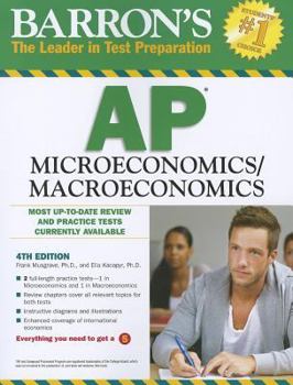 Paperback Barron's AP Microeconomics/Macroeconomics Book