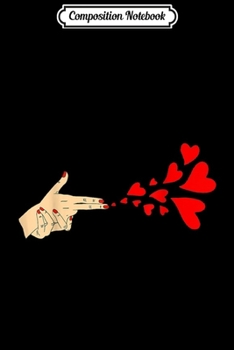 Composition Notebook: Finger Gun Heart - Korean Style - Kpop  Journal/Notebook Blank Lined Ruled 6x9 100 Pages