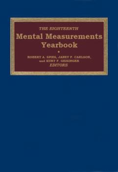 Hardcover The Eighteenth Mental Measurements Yearbook Book