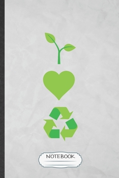 Notebook: Recycle Blank Journal Write Record. Practical Dad Mom Anniversary Gift, Fashionable Funny Creative Writing Logbook, Vintage Retro A5 6X9 110 Page