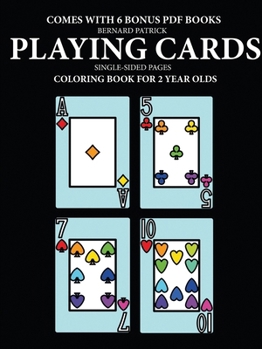 Paperback Coloring Book for 2 Year Olds (Playing Cards) Book