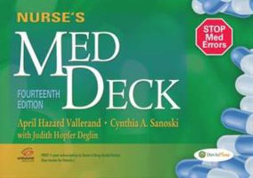 Cards Nurse's Med Deck, 14th Edition Book