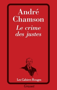 Paperback Le crime des justes [French] Book